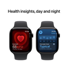 Apple Watch Series 10 GPS 46Mm, Jet Black Aluminium Case with Black Sport Band, (Demo Unit) - 3N496Z/A/1