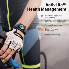 Promate XWATCH-B19 ActivLife Smart watch with Hands-Free Function - Blue