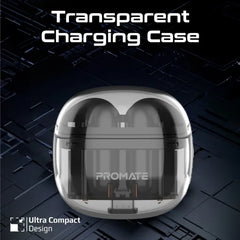 Promate TransPods.Black, TWS Earbuds