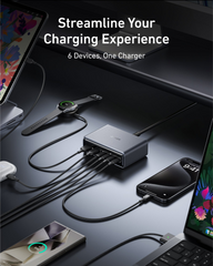 ANKER PRIME CHARGER 200W 6PORTS GAN