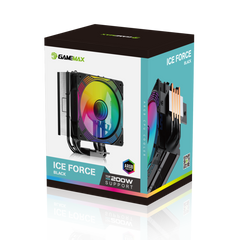 GAMEMAX ICE FORCE BLACK CPU AIR COOLER