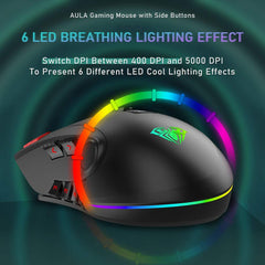 AULA H512 FPS/MMO Gaming Mouse