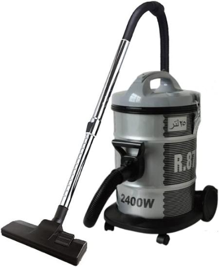Stork Drum Vacuum Cleaner, 25Lit, 2400Watts, Black - VC-ST877