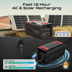 Promate PowerTank-600, Portable Power Station