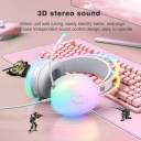 Onikuma Dimension Beast X25 Wired Gaming Headset With Microphone For Girls Computer Headphones Comfortable Overhead Design