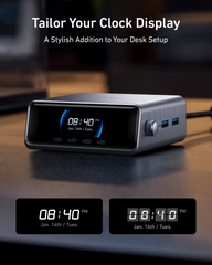 ANKER PRIME 250W GAN DESKTOP CHARGER 6 PORTS SILVER