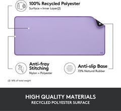 Logitech Desk Mat - Studio Series, Multifunctional Large Desk Mouse Pad