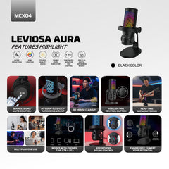 Fantech MCX04 Leviosa Aura Condenser Microphone, streaming equipment