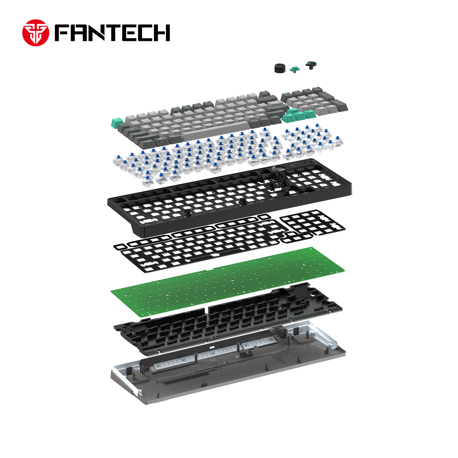 Fantech Atom Pro96 Mk914 Mechanical Gaming Keyboard Stellar Edition Mercury Fantech Atom Pro96 Mk914 Mechanical Gaming Keyboard Stellar Edition Mercury