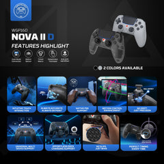 Fantech NOVA II D WGP16D Controller Hall Effect (PS5) NEW, gamepad