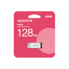 ADATA UR350 128GB USB Flash Drive - BLACK (METAL)