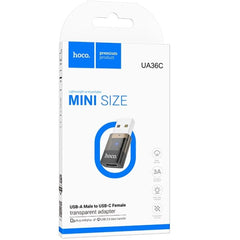 HOCO UA36C USB-A to USB-C Female Adapter 480Mbps 3A