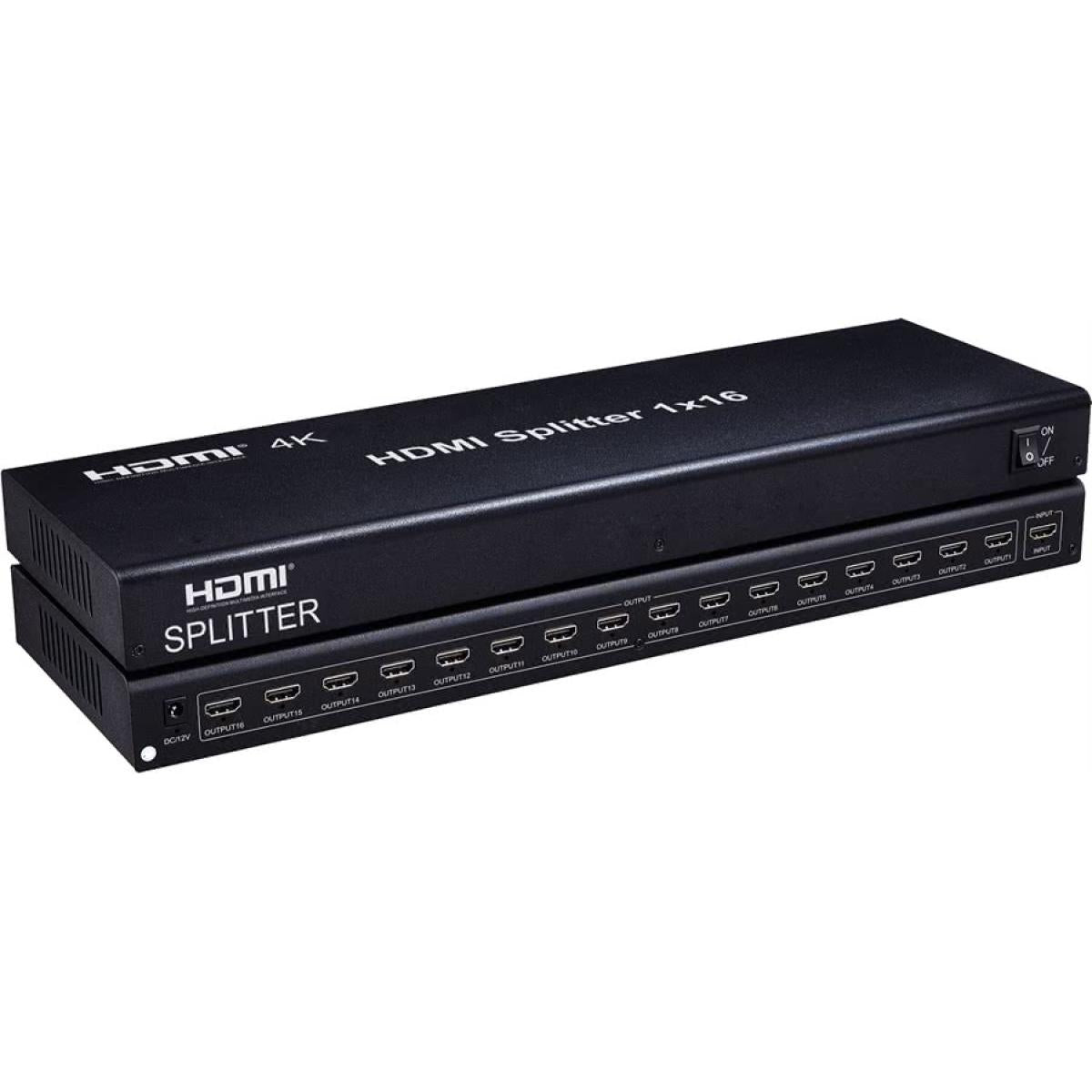 16 Port 4K HDMI Splitter