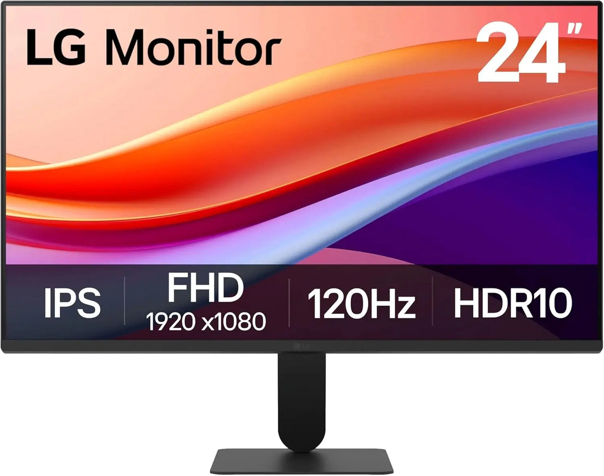 LG 24U411A-B 24-inch Full HD IPS 120Hz HDR10 Monitor with Slim Stand