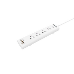 Philips Power Strip 4AC Outlet 1USB-C, 2USB with Overload Protection 2M