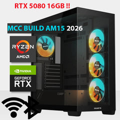 AM15 26 as Gaming Build Amd Ryzen 7 9850x3d 8 Core Gigabyte Geforce Rtx 5080 Gaming Oc 16gb GDDR7 Graphics Card