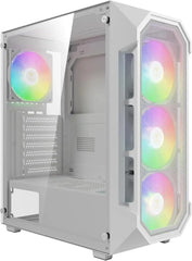 Gamdias Aura Gc1 Elite Argb  Tower Gaming Case White