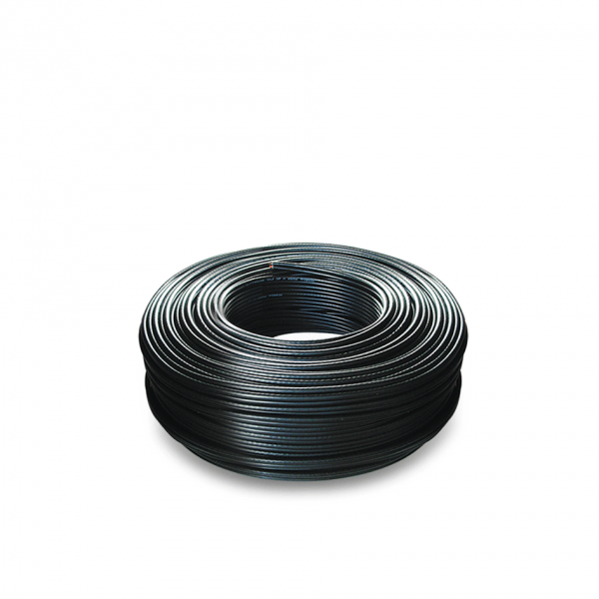 Coaxial RG58 Cable Black 50m with Power Cable