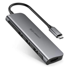 UGREEN 5-in-1 USB-C Hub with 4K@30Hz HDMI, 3× USB 3.0 & 100W PD