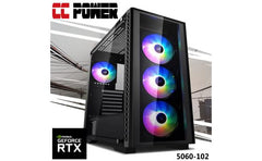 CC Power 5060-102 Gaming PC NEW 14Gen Intel Core i5 10-Cores w/ Nvidia RTX 5060 8GB DDR7 & Advanced Air Cooler