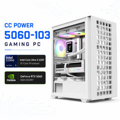 CC POWER 5060-103 Gaming PC – Intel Core Ultra 5 225F | GeForce RTX 5060 8GB | 16GB DDR5 | 500GB NVMe