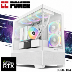 CC Power 5060-104 Gaming PC NEW 14Gen Intel Core i7 20-Cores w/ Nvidia RTX 5060 8GB DDR7 & Advanced Air Cooler