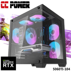 Cc Power 5060ti 104 Gaming Pc New 8gen Amd Ryzen 5 8400f 6 Cores W/ Nvidia Rtx 5060 Ti 8gb Ddr7 & Ddr5 Memory & Advanced Air Cooler - CompuMe