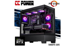 CC Power 5060TI-105 Gaming PC NEW 7Gen AMD Ryzen 5 7500F 6-Cores w/ Nvidia RTX 5060 TI 8GB DDR7 & DDR5 Memory & Advanced Air Cooler