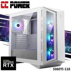 CC Power 5060TI-118 Gaming PC 14Gen Intel Core i9 K-Series 24-Cores w/ Nvidia RTX 5060 TI 16GB DDR7 & Liquid Cooler