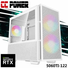 CC Power 5060TI-122 Gaming PC NEW 7Gen AMD Ryzen 9 7900X 12-Cores w/ Nvidia RTX 5060 TI 8GB GDDR7 & DDR5 Memory & Advanced Air Cooler