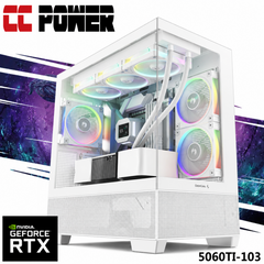 CC Power 5060TI-103 Gaming PC NEW 14Gen Intel Core i7 20-Cores w/ Nvidia RTX 5060 TI 8GB DDR7 & Advanced Air Cooler