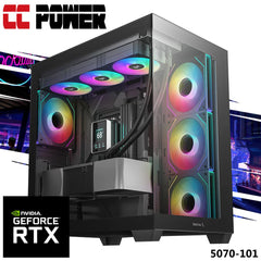 Cc Power 5060ti 117 Gaming Pc New 14gen Intel I7 20 Cores W/ Nvidia Rtx 5060 Ti 16gb Ddr7 W/ Advanced Air Cooler