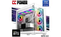 CC Power 5070-113 Gaming PC NEW 14Gen Intel I5 14400F 10-Cores w/ Nvidia RTX 5070 12GB DDR7 & Advanced Air Cooler