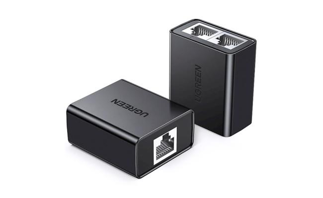 Ugreen 50923 Rj45 Splitter Adapter 2 Pack Black