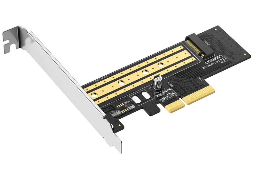 UGREEN M.2 NVMe to PCIe 3.0 x4 Adapter Card M-Key SSD 2280 2260 2242 2230 Desktop PCI Express Converter Card 70503