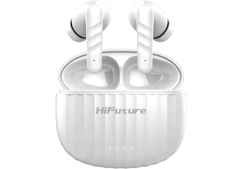 HiFuture SonicBliss 15hours Play time, Type C, Bluetooth5.3, IPX5, Touch Control , ENC, 10MM Driver, Soft Bass