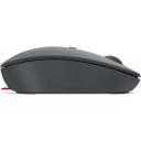 Lenovo Go Multi-Device Wireless Mouse, 2.4GHz Nano USB-C Receiver, Bluetooth, Adjustable DPI, USB-C Rechargeable Battery, Qi Wireless Charging, Ambidextrous, GY51C21211, Grey