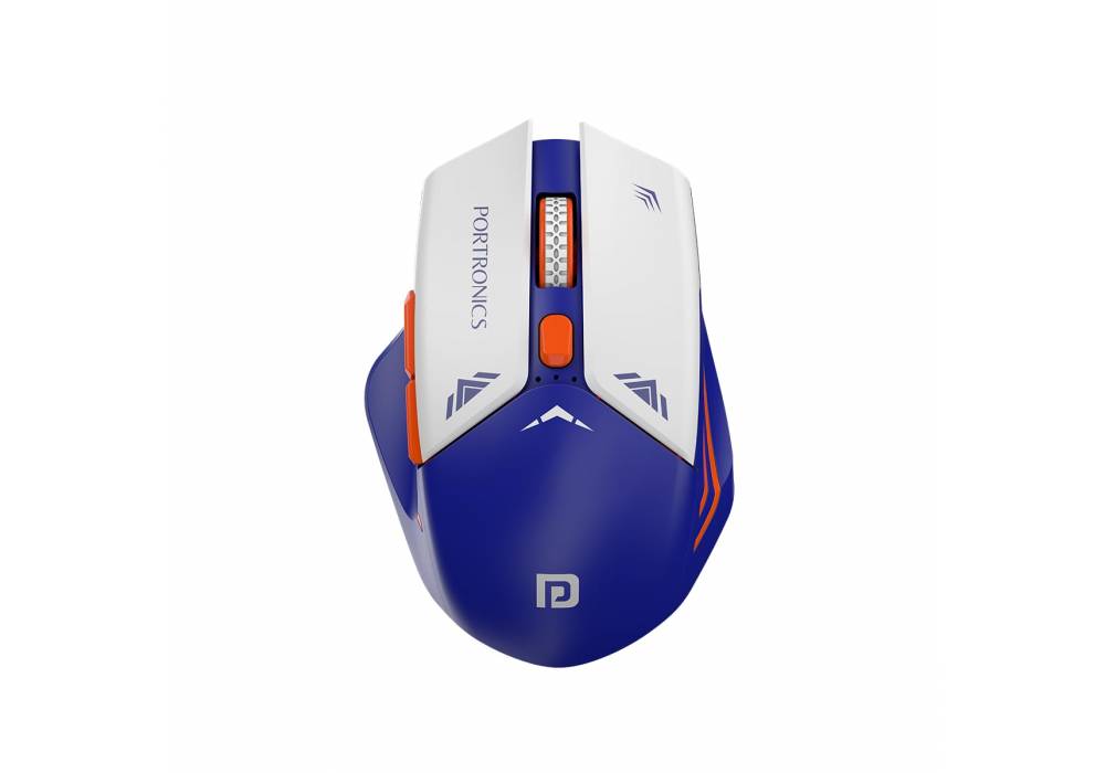 G-550C RGB Wireless USB Gaming Mouse, 6 Buttons, 2.4GHz Receiver, Rechargeable Battery, 10m Range, Adjustable DPI, Plug and Play, for Windows/MAC/Linux/PC/Laptop (Blue)