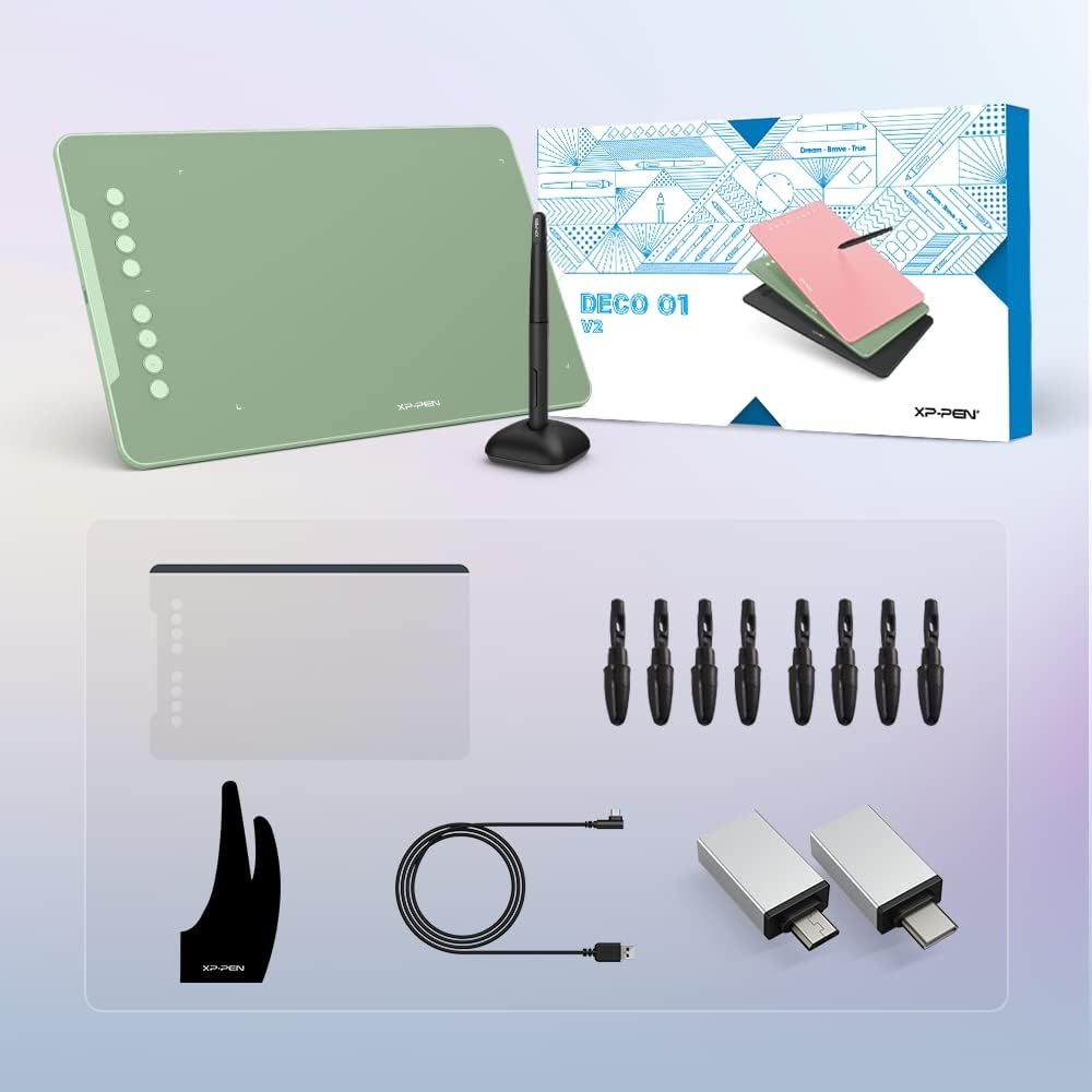 XPPen Deco with 16384 tablet for portable computing