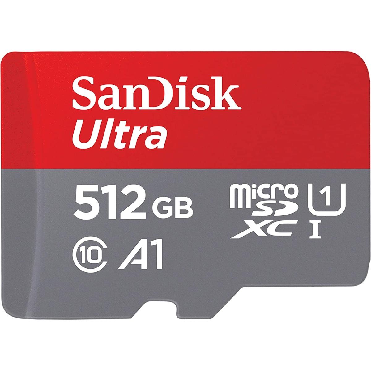 Sandisk 512gb Ultra Microsdxc Uhs I Memory Card Up To 150 Mb/s C10, U1, Full Hd, A1, Micro Sd Card - CompuMe