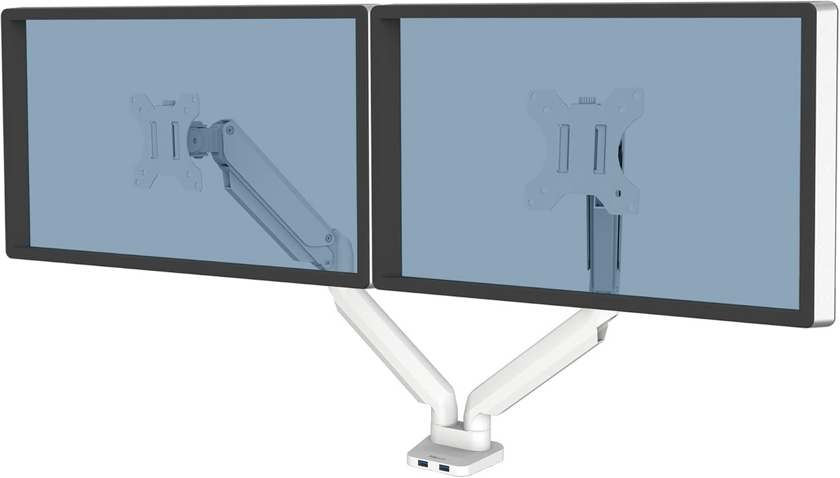 Fellowes Platinum Series Dual Monitor ARM White
