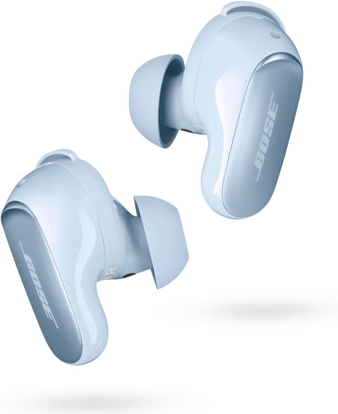 Bose QuietComfort Ultra Wireless Noise Cancelling Earbuds, Bluetooth Noise Cancelling Earbuds with Spatial Audio and World-Class Noise Cancellation, Moonstone Blue - Limited Edition