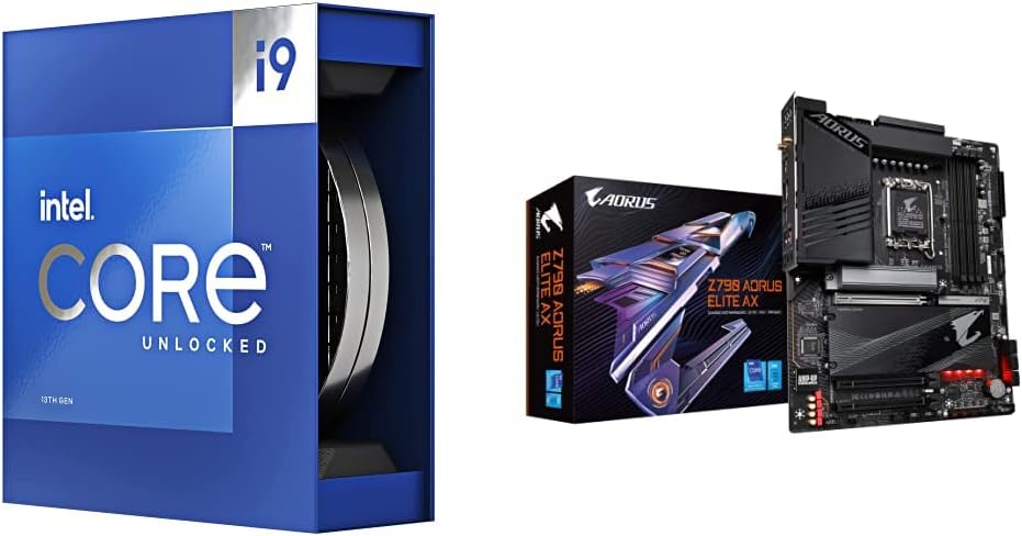 Core i9-13900K Gaming Processor and GIGABYTE Z790 AORUS Elite Motherboard