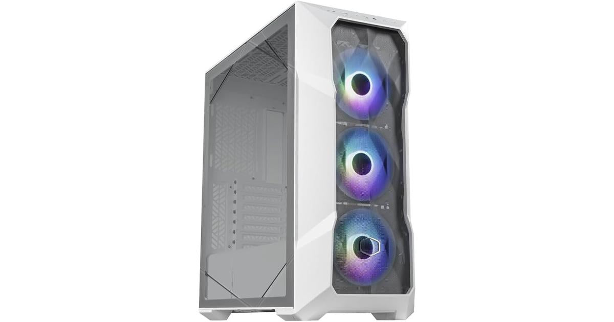 COOLER MASTER X120MM ARGB PC case for desktop computer builds and component installation