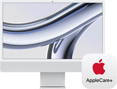 2023 iMac All-in-One Desktop Computer with M3 chip: 8-core CPU, 10-core GPU, 24-inch Retina Display, 512GB SSD Storage. Works with iPhone/iPad; Silver With AppleCare+ (3 Years)