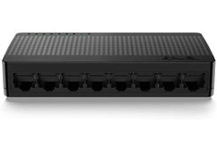 Tenda SG108M Switch, 8x Ethernet Ports, IEEE802.3 u/x /ab Network Standards, 16Gbps Switch Capacity, 11.9Mpps Forwarding Rate, Plug-and-Play, Black | SG108M
