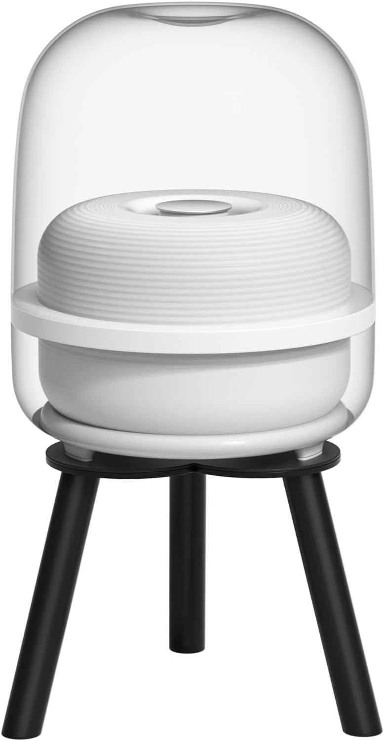 Metal Desktop Speaker Stand for Harman Kardon Aura Studio 3/4/5, Soundsticks 4 Speaker Desk Stand - Space Saving Table Desk Stand for Harman Kardon Soundsticks 4, Aura Studio 3, 4, 5 Speaker