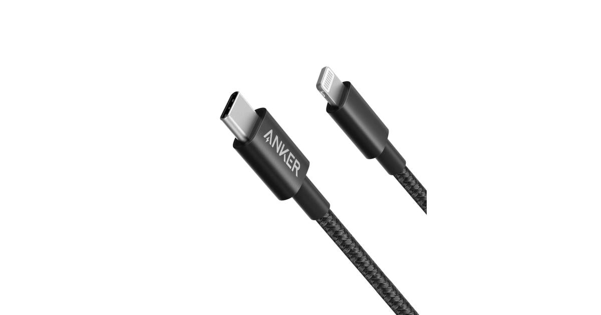 Anker 322 USB-C to Lightning Cable, Apple MFi Certified, (6FT, Black)