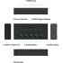UGREEN HDMI Switch 5 in 1 Out 4K@60Hz, HDMI Splitter with Remote 5 Port Switcher Selector Box Support 3D CEC HDR HDCP2.2 Compatible with PS5/4/3 Xbox Nintendo Switch Roku TV Fire Stick Black