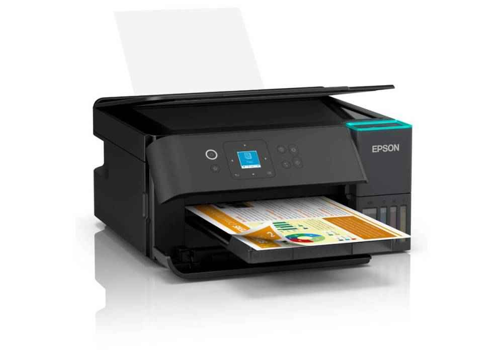 Epson EcoTank L4360 A4 Color All-in-One Ink Tank Printer Wi-Fi Direct Auto-Duplex Printing 3.7cm LCD Screen & Epson Smart Panel App Support